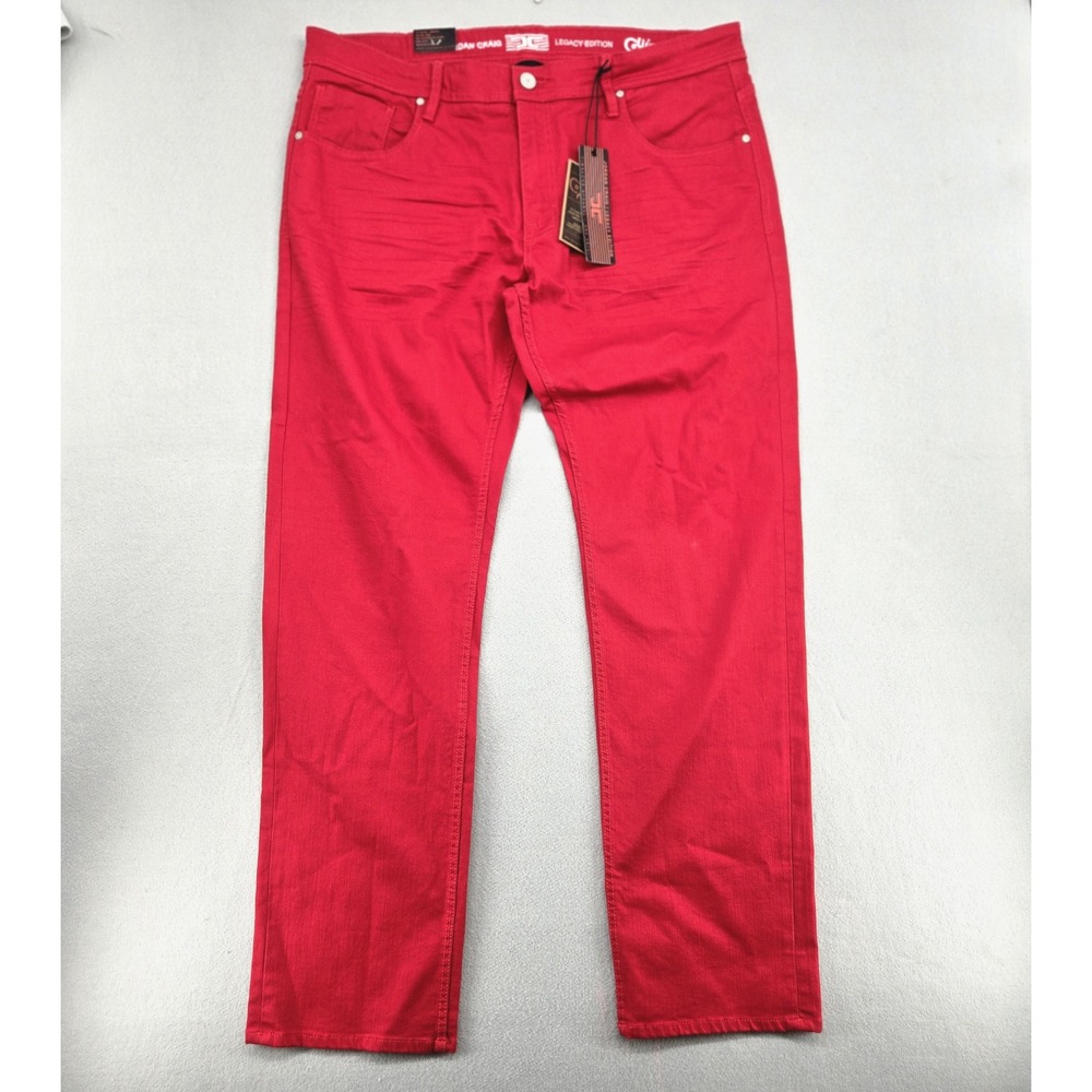 Jordan Craig Collins Regular Straight Leg Red Jeans Legacy Edition 40/34 NWT